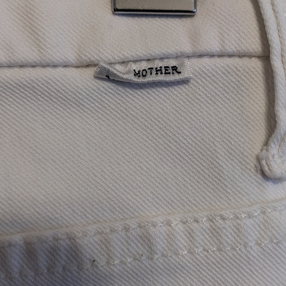 MOTHER High Waisted Looker Dagger Ankle Fray jeans in Glass Slipper size 29 - Picture 8 of 13